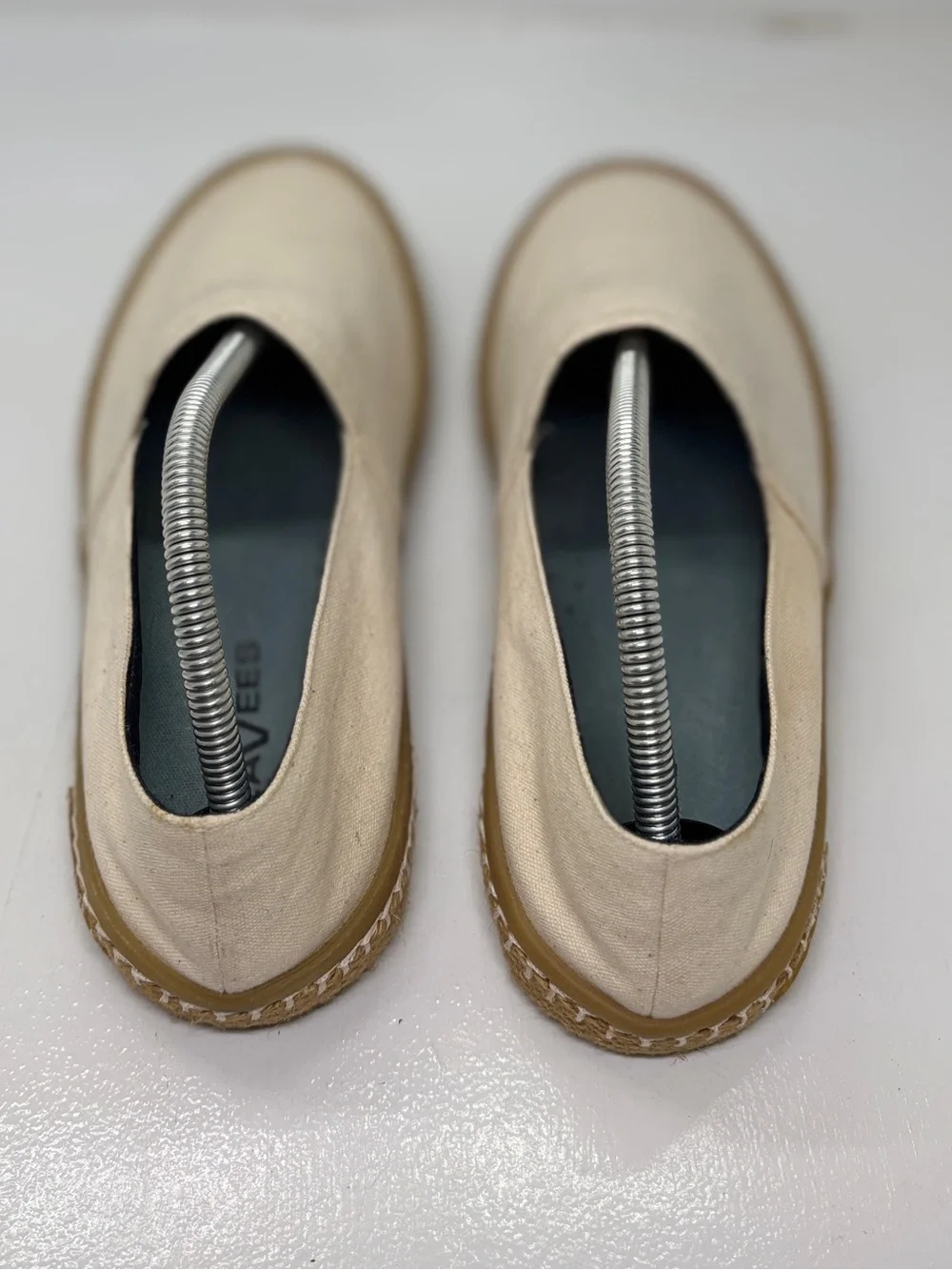 SeaVees Del Mar Espadrille Flax Stretch Canvas Slip On Shoes Men’s 11 EU 44